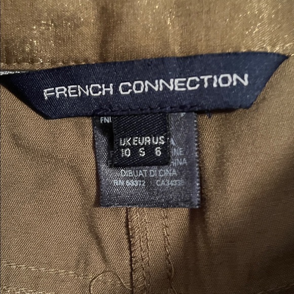 French Connection Olive Green Wide-Leg Pants - Picture 11 of 14